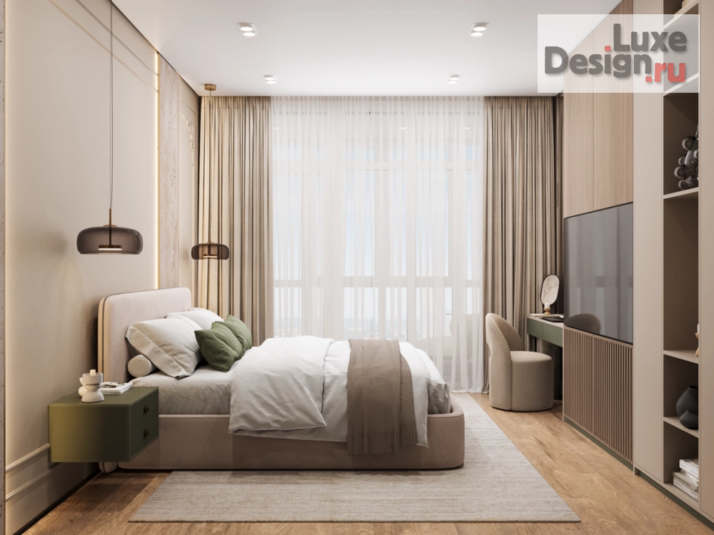 Дизайн интерьера трехкомнатной квартиры "ЖК "Сергиевский"" (фото 13)