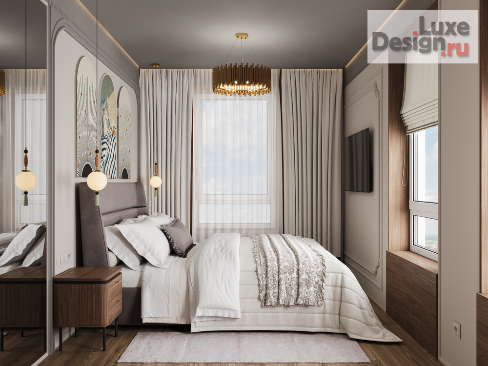 Дизайн интерьера двухкомнатной квартиры "ЖК Mypriority Дубровка" (фото 14)