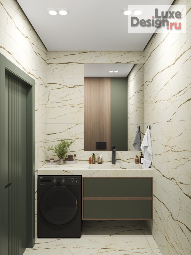 Дизайн интерьера трехкомнатной квартиры "ЖК "Сергиевский"" (фото 23)