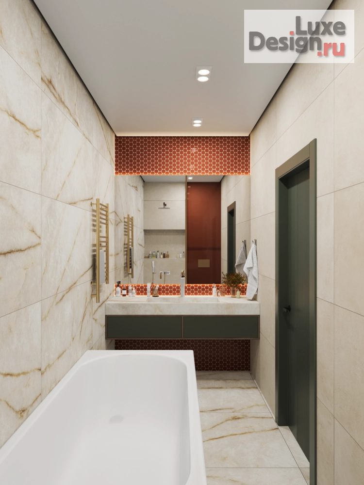 Дизайн интерьера трехкомнатной квартиры "ЖК "Сергиевский"" (фото 18)