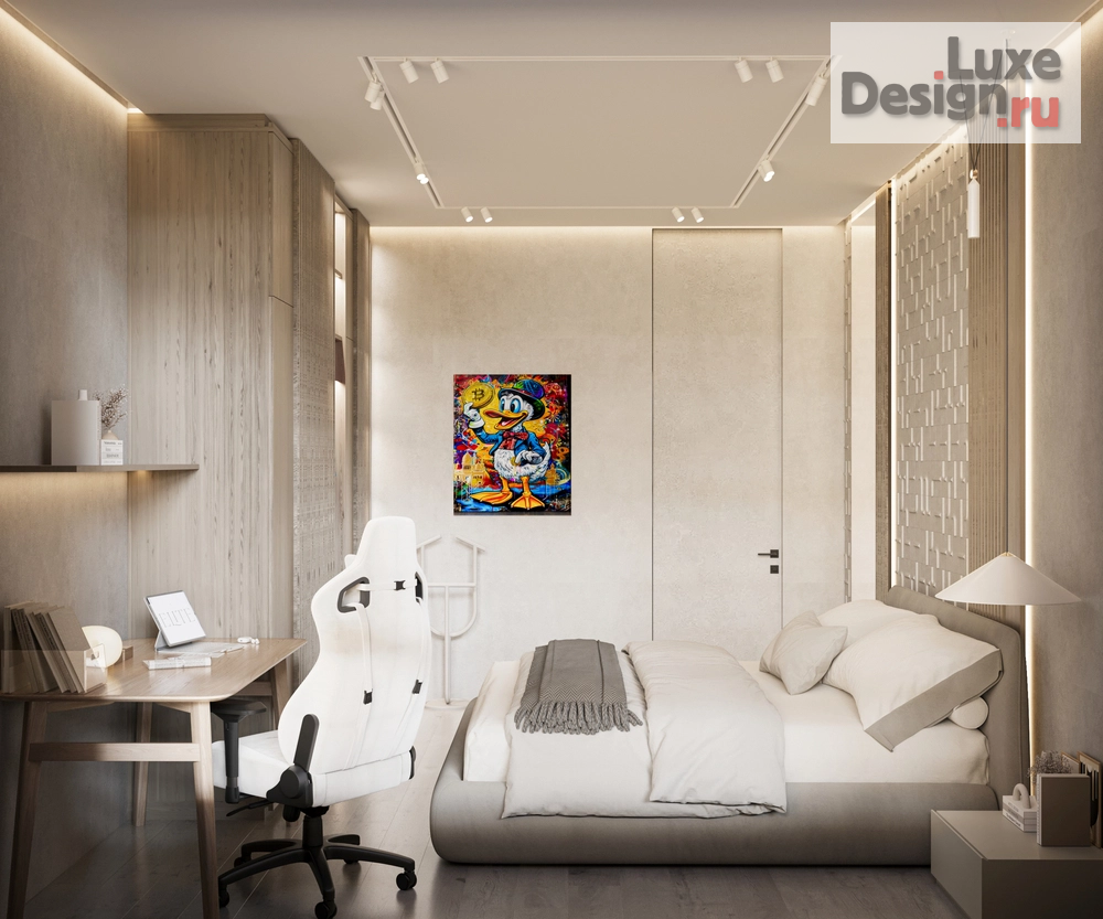 Дизайн интерьера четырехкомнатной квартиры "ЖК RiverSky" (фото 17)