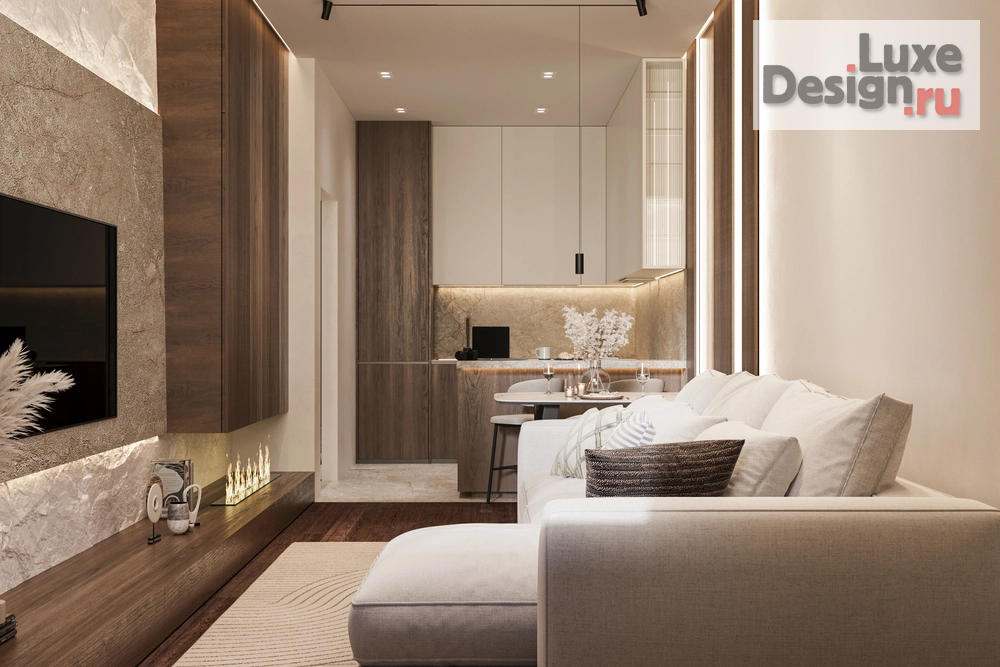 Дизайн интерьера двухкомнатной квартиры "ЖК West Tower" (фото 5)