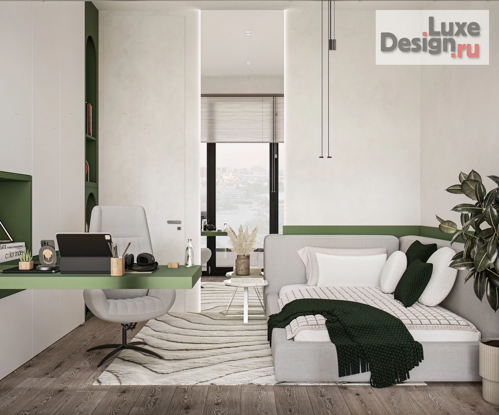 Дизайн интерьера четырехкомнатной квартиры "ЖК RiverSky" (фото 12)