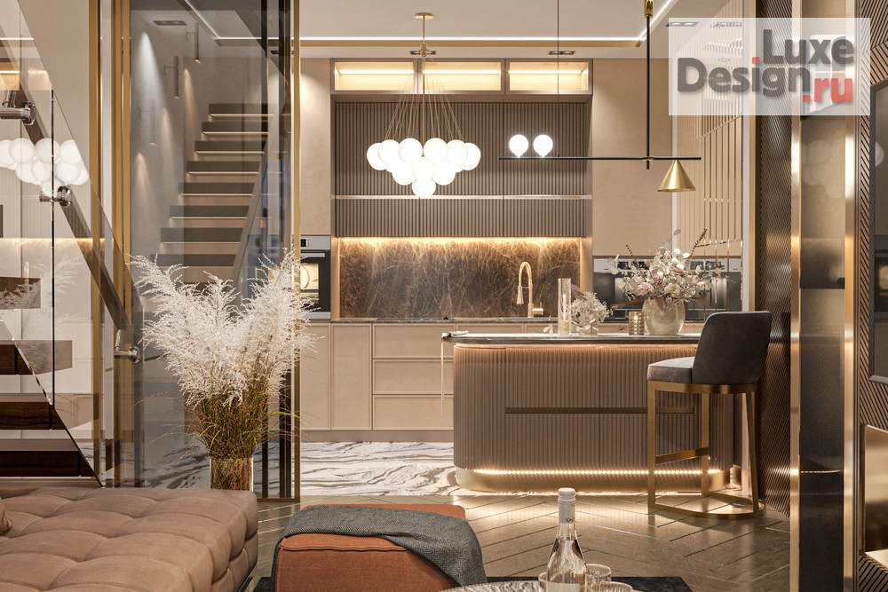 Дизайн интерьера четырехкомнатной квартиры "Дом в Грузии" (фото 7)