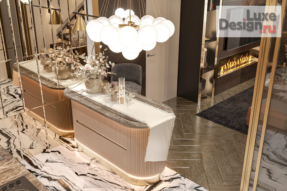 Дизайн интерьера четырехкомнатной квартиры "Дом в Грузии" (фото 6)