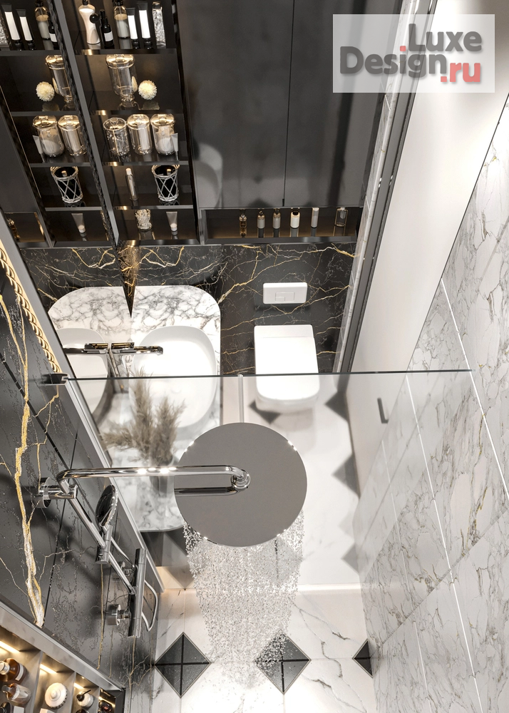 Дизайн интерьера четырехкомнатной квартиры "Дом в Грузии" (фото 35)