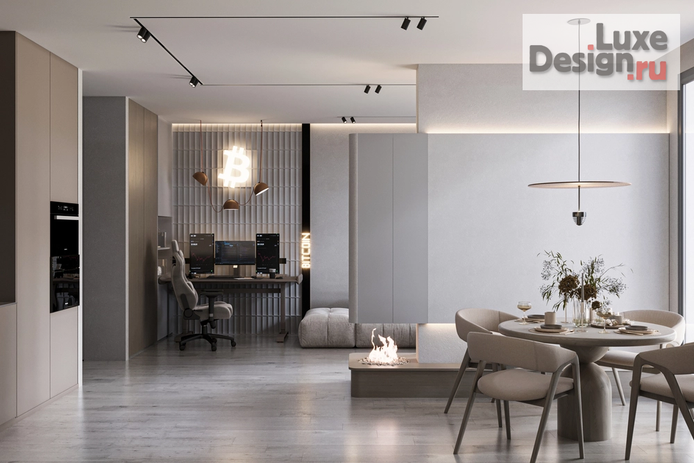 Дизайн интерьера четырехкомнатной квартиры "ЖК RiverSky" (фото 2)