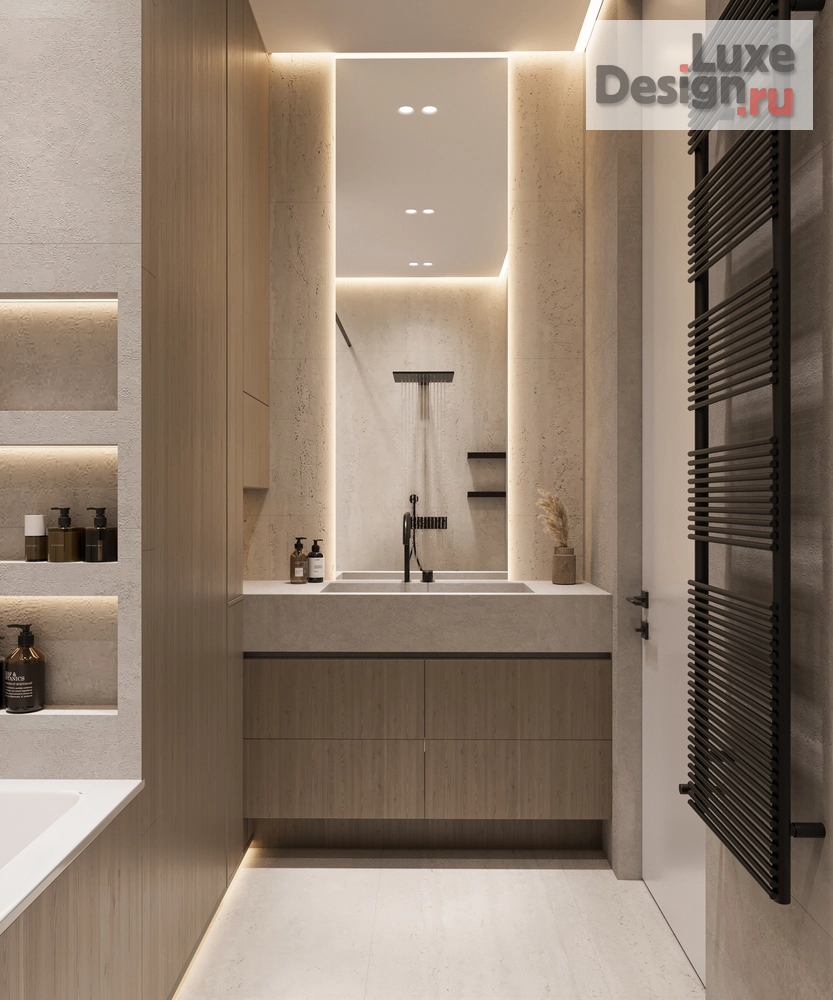 Дизайн интерьера четырехкомнатной квартиры "ЖК RiverSky" (фото 16)