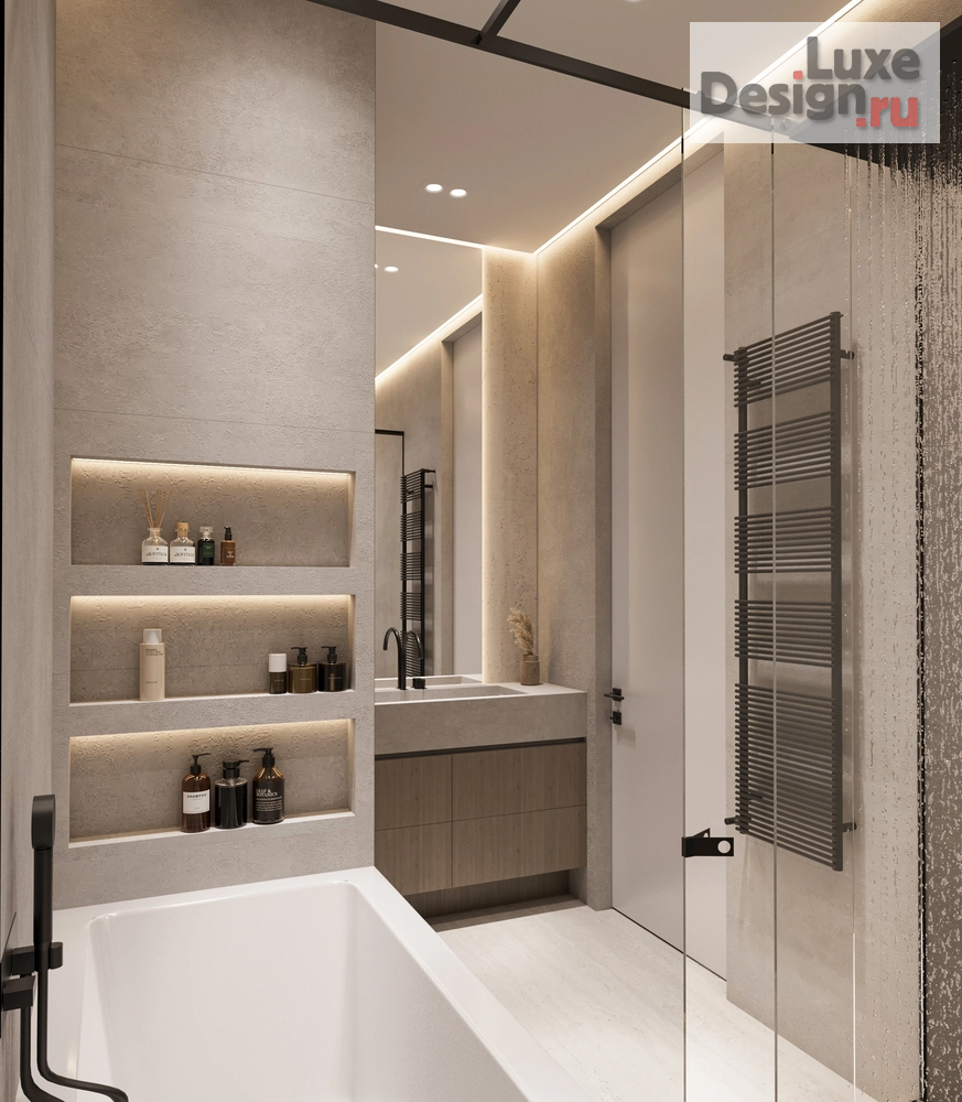 Дизайн интерьера четырехкомнатной квартиры "ЖК RiverSky" (фото 11)