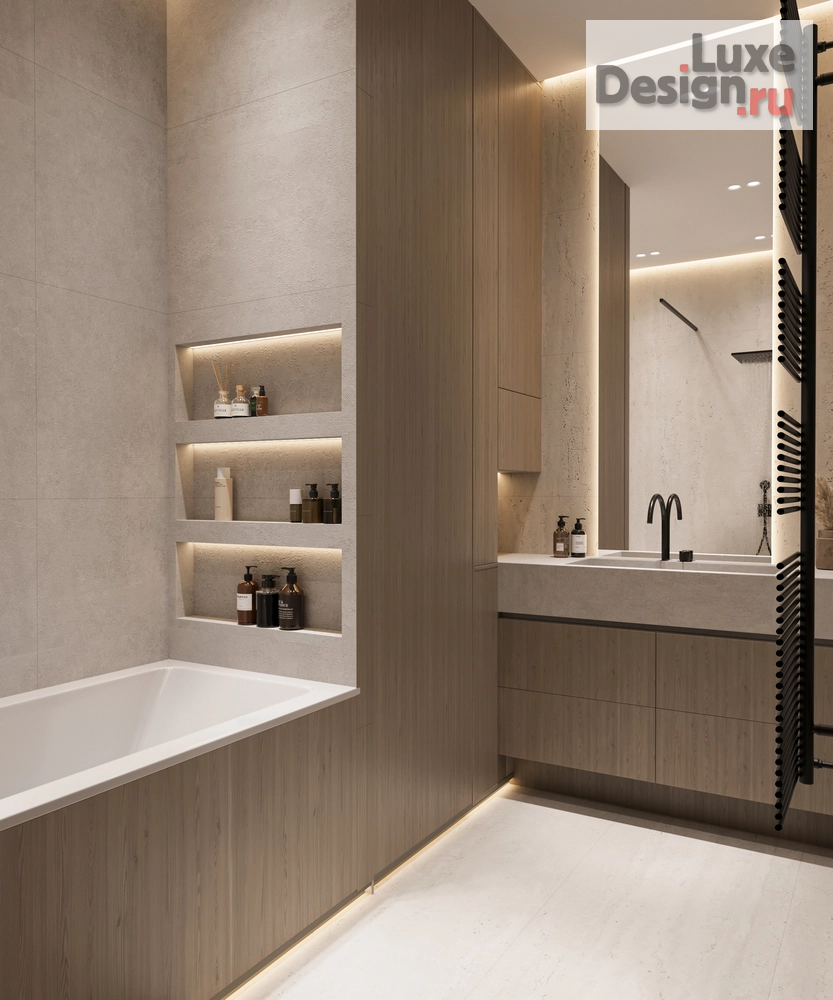 Дизайн интерьера четырехкомнатной квартиры "ЖК RiverSky" (фото 12)