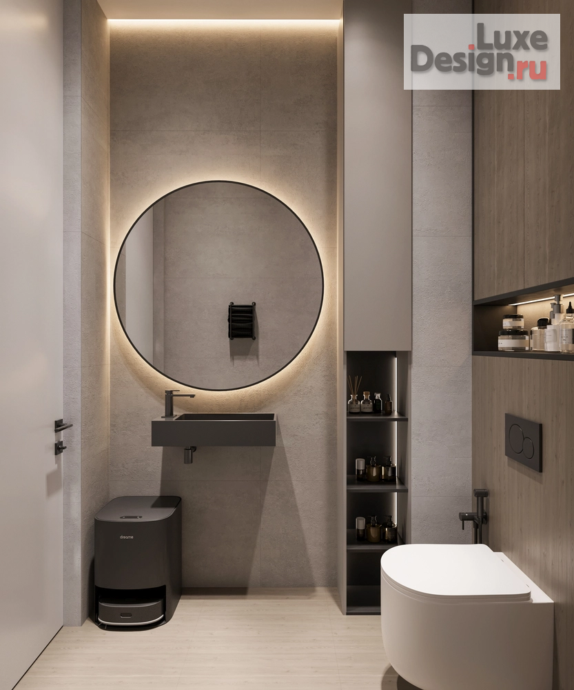 Дизайн интерьера четырехкомнатной квартиры "ЖК RiverSky" (фото 14)