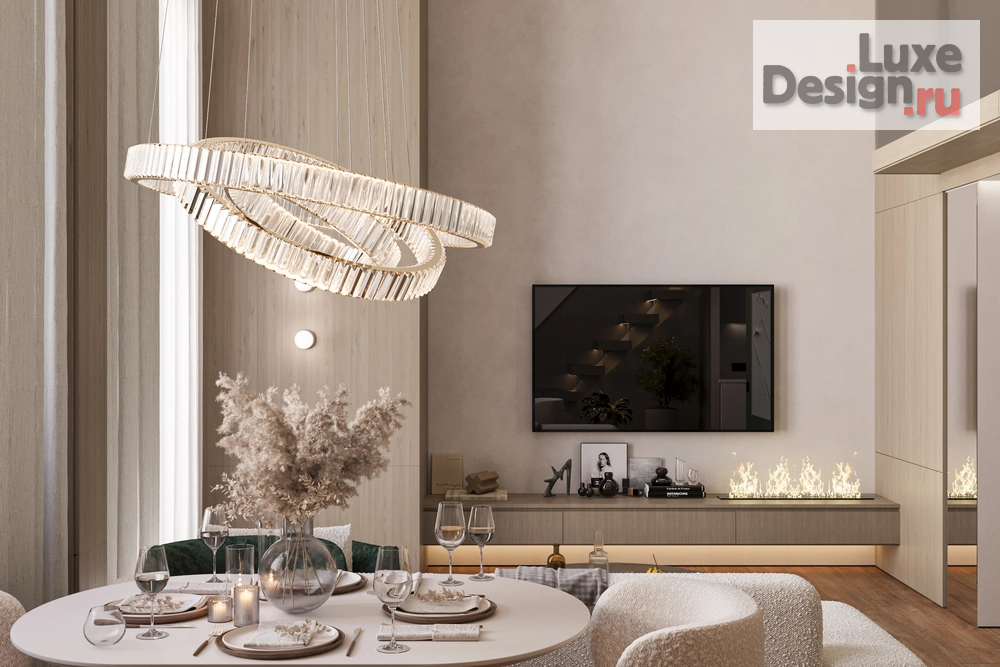 Дизайн интерьера двухкомнатной квартиры "ЖК Homecity" (фото 1)