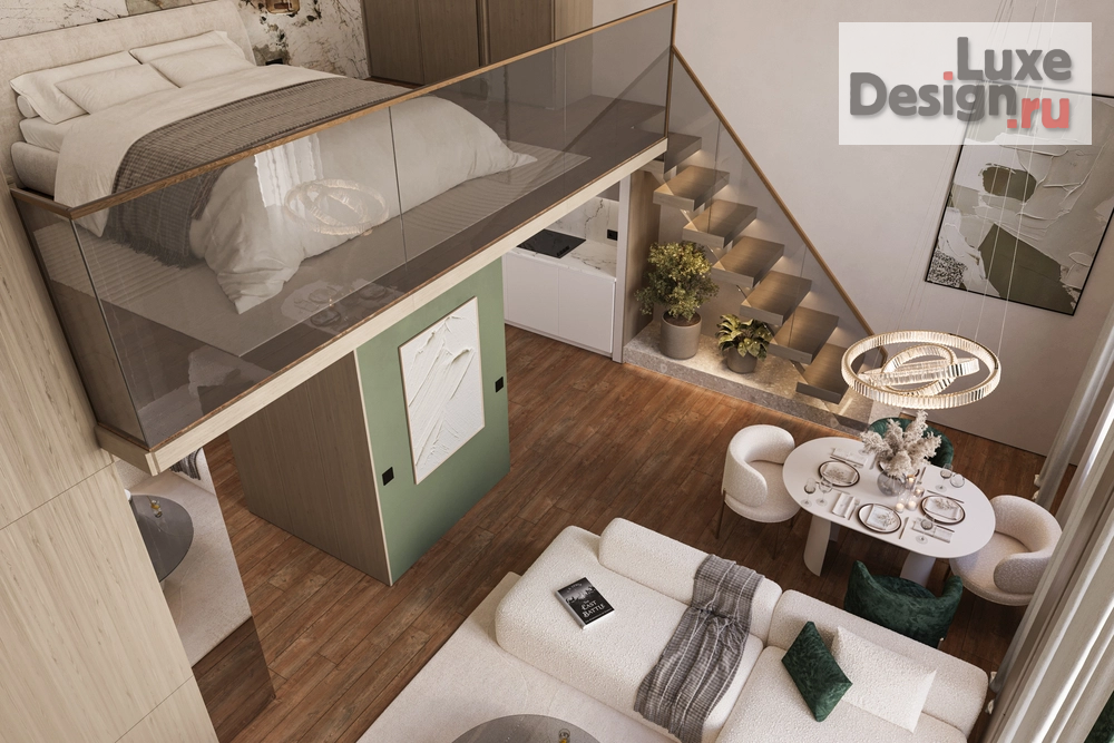 Дизайн интерьера двухкомнатной квартиры "ЖК Homecity" (фото 8)