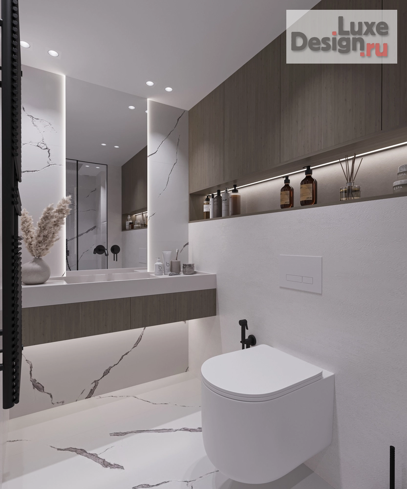 Дизайн интерьера двухкомнатной квартиры "ЖК Homecity" (фото 17)