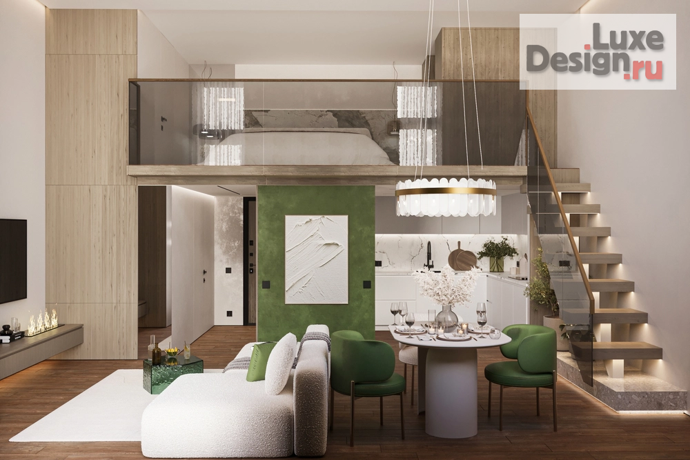 Дизайн интерьера двухкомнатной квартиры "ЖК Homecity" (фото 7)