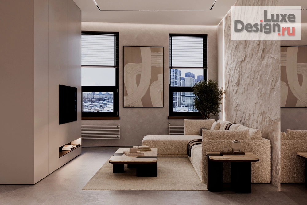 Дизайн интерьера трехкомнатной квартиры "ЖК Крылья" (фото 4)