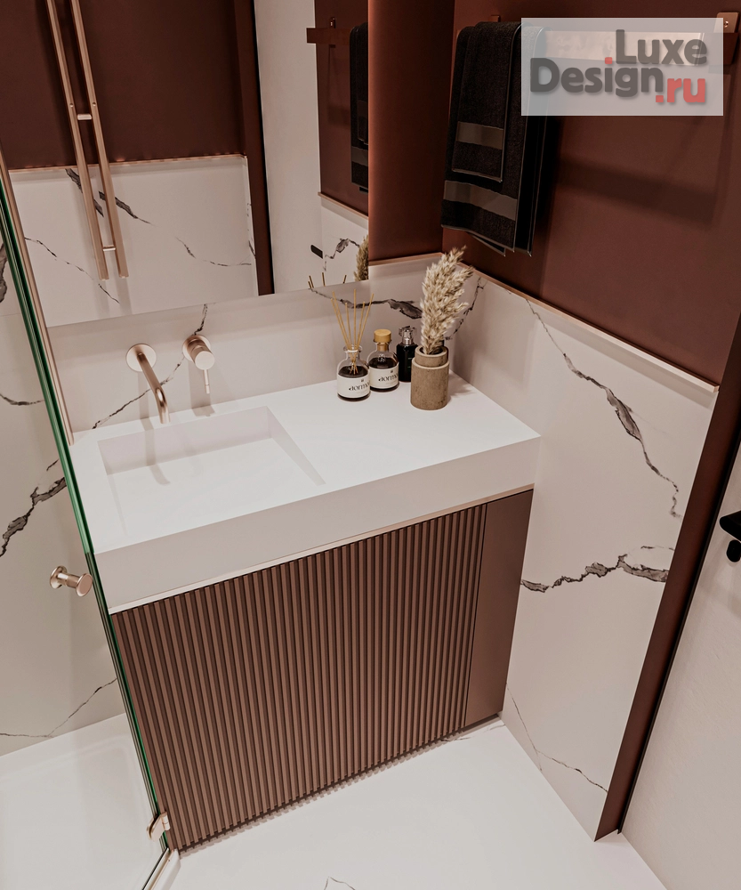 Дизайн интерьера трехкомнатной квартиры "ЖК Крылья" (фото 18)