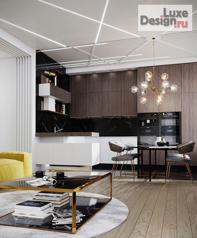 Дизайн интерьера трехкомнатной квартиры "Квартира 130" (фото 3)