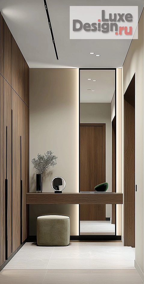 Дизайн интерьера трехкомнатной квартиры "Теплый минимализм" (фото 3)