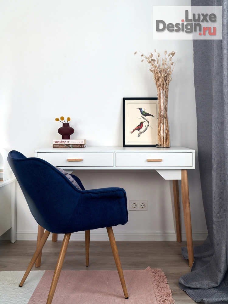 Дизайн интерьера двухкомнатной квартиры "Квартира 40 кв м на Кутузовском просекте" (фото 6) от дизайнера Финько Анастасия Викторовна Дизайн интерьера двухкомнатной квартиры "Квартира 40 кв м на Кутузовском просекте" (фото 6)