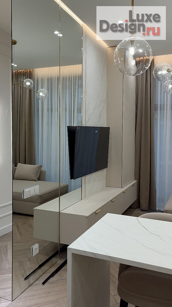 Дизайн интерьера апартаментов "#Зорге" (фото 3)