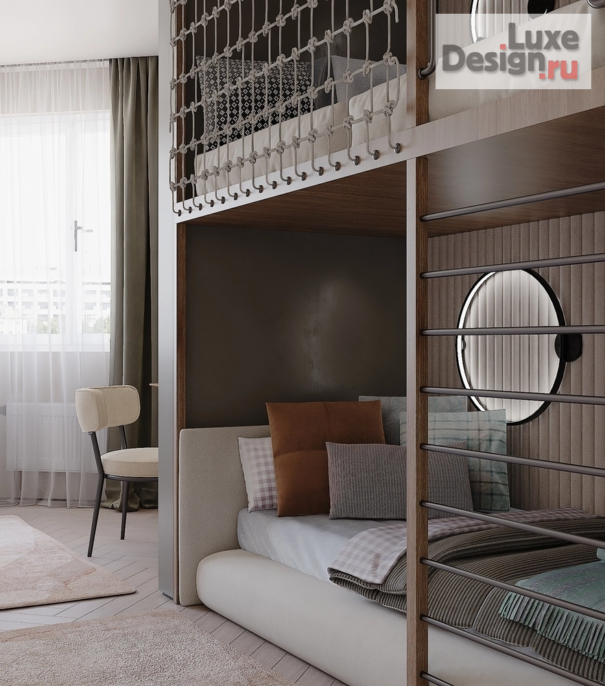 Дизайн интерьера трехкомнатной квартиры "Трехкомнатная квартира в Москве" (фото 16)