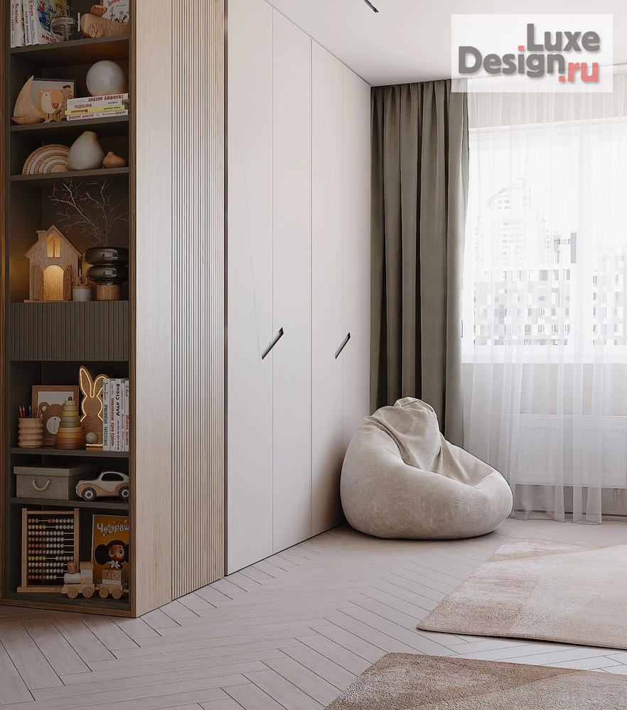 Дизайн интерьера трехкомнатной квартиры "Трехкомнатная квартира в Москве" (фото 18)