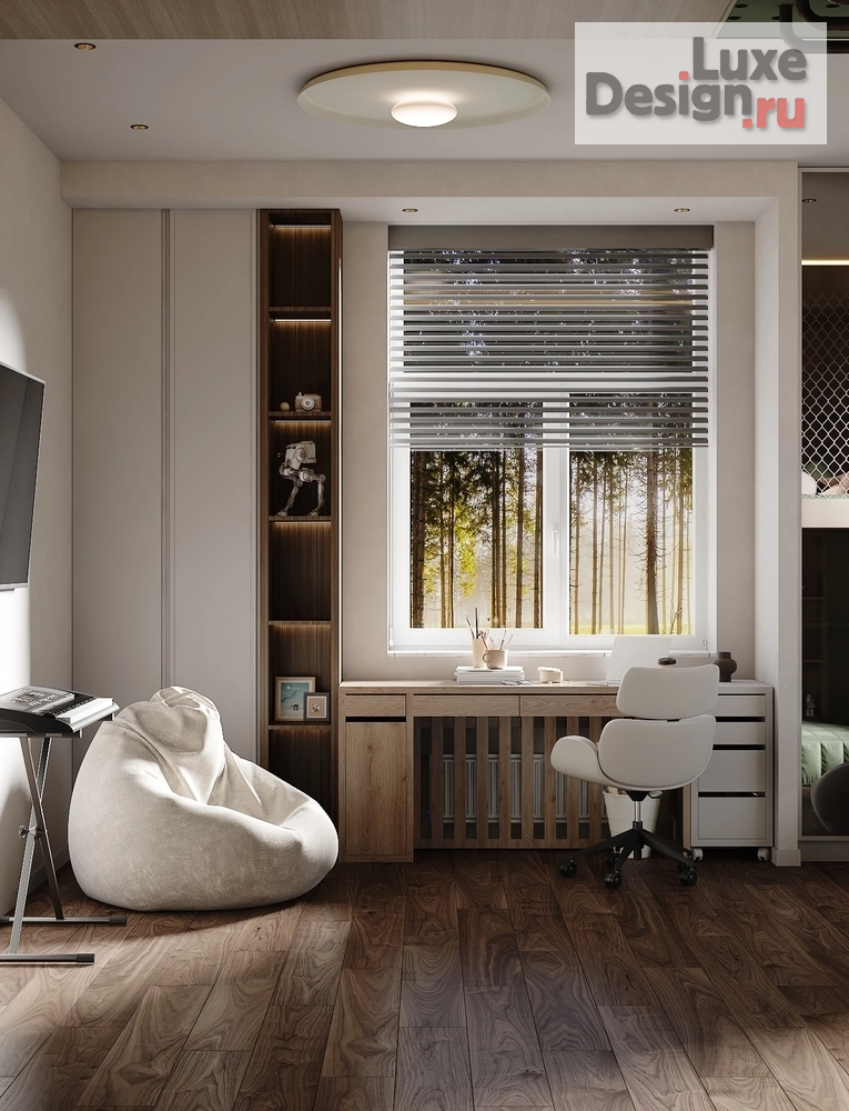 Дизайн интерьера коттеджа "Коттедж Кп"Аббакумово"" (фото 10)