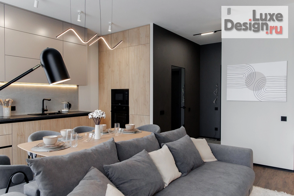 Дизайн интерьера двухкомнатной квартиры "ЖК"Фридом"" (фото 5)