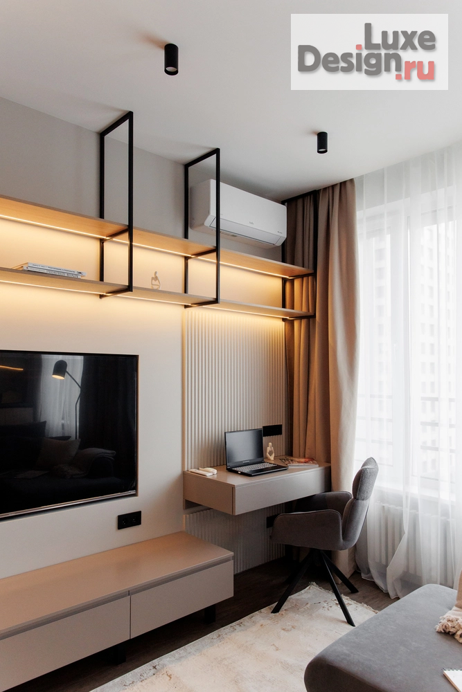 Дизайн интерьера двухкомнатной квартиры "ЖК"Фридом"" (фото 9)
