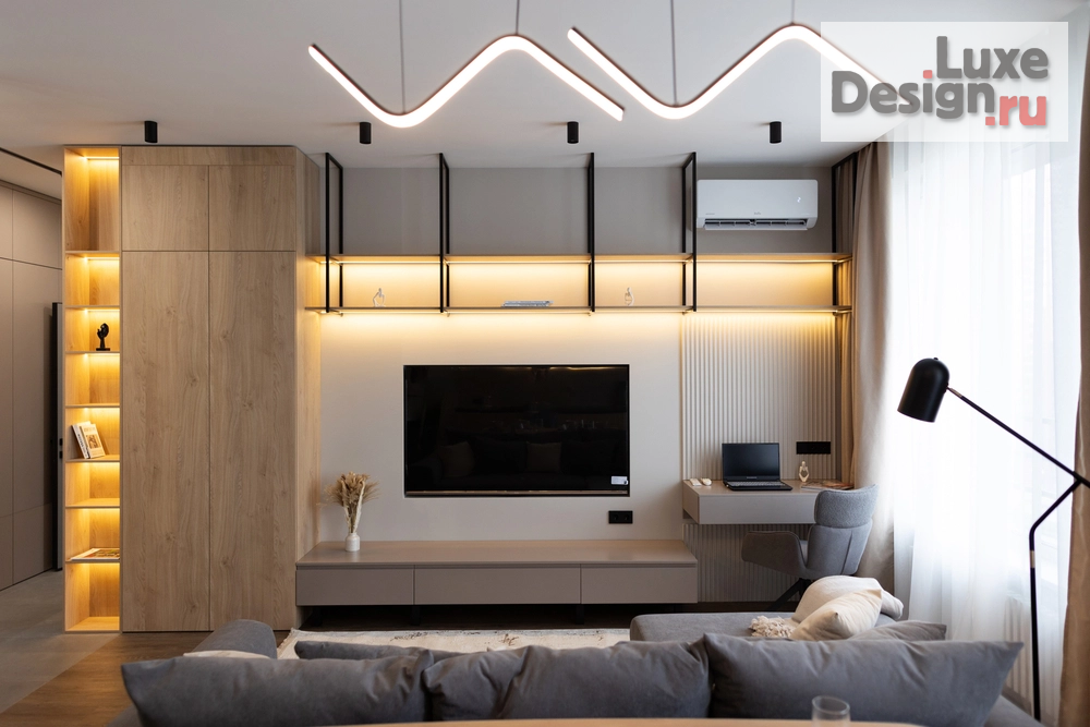 Дизайн интерьера двухкомнатной квартиры "ЖК"Фридом"" (фото 1)