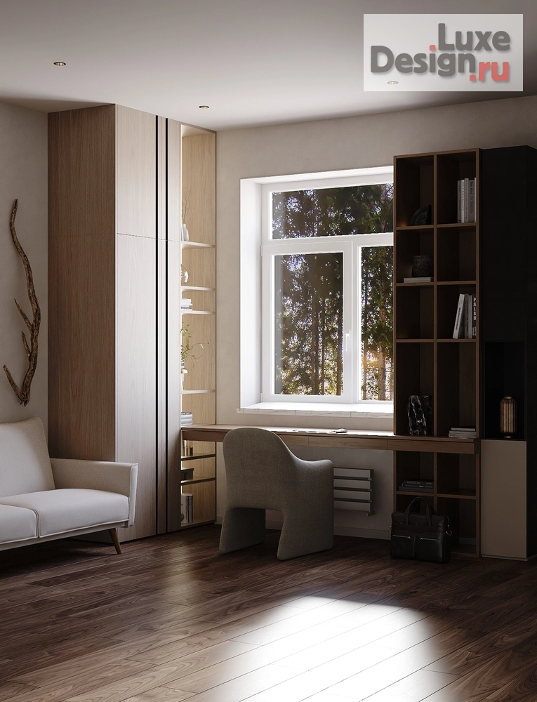 Дизайн интерьера коттеджа "Коттедж Кп"Аббакумово"" (фото 18)