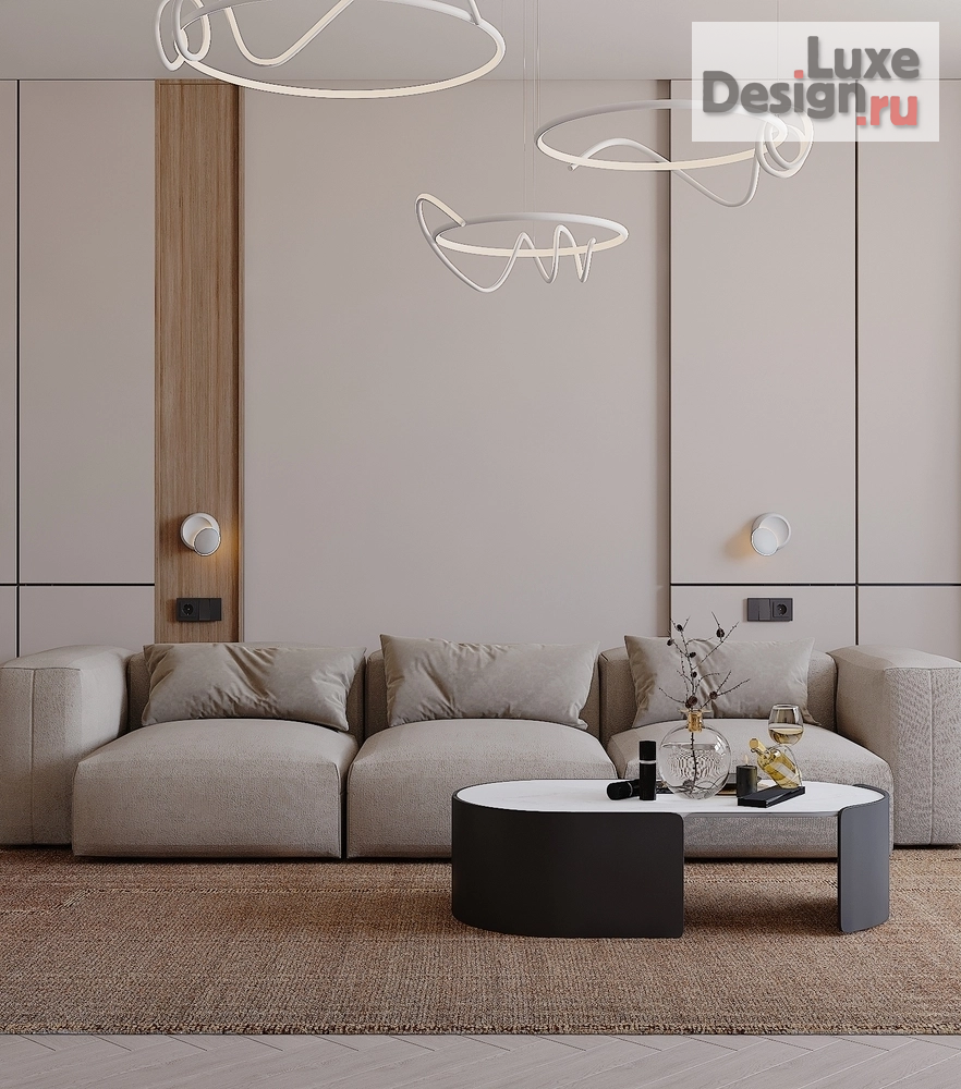 Дизайн интерьера трехкомнатной квартиры "Трехкомнатная квартира в Москве" (фото 5)