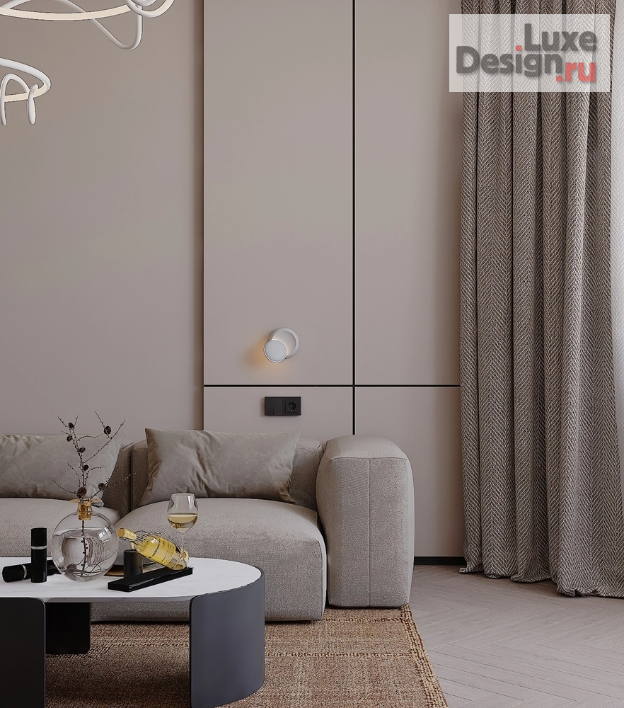 Дизайн интерьера трехкомнатной квартиры "Трехкомнатная квартира в Москве" (фото 4)