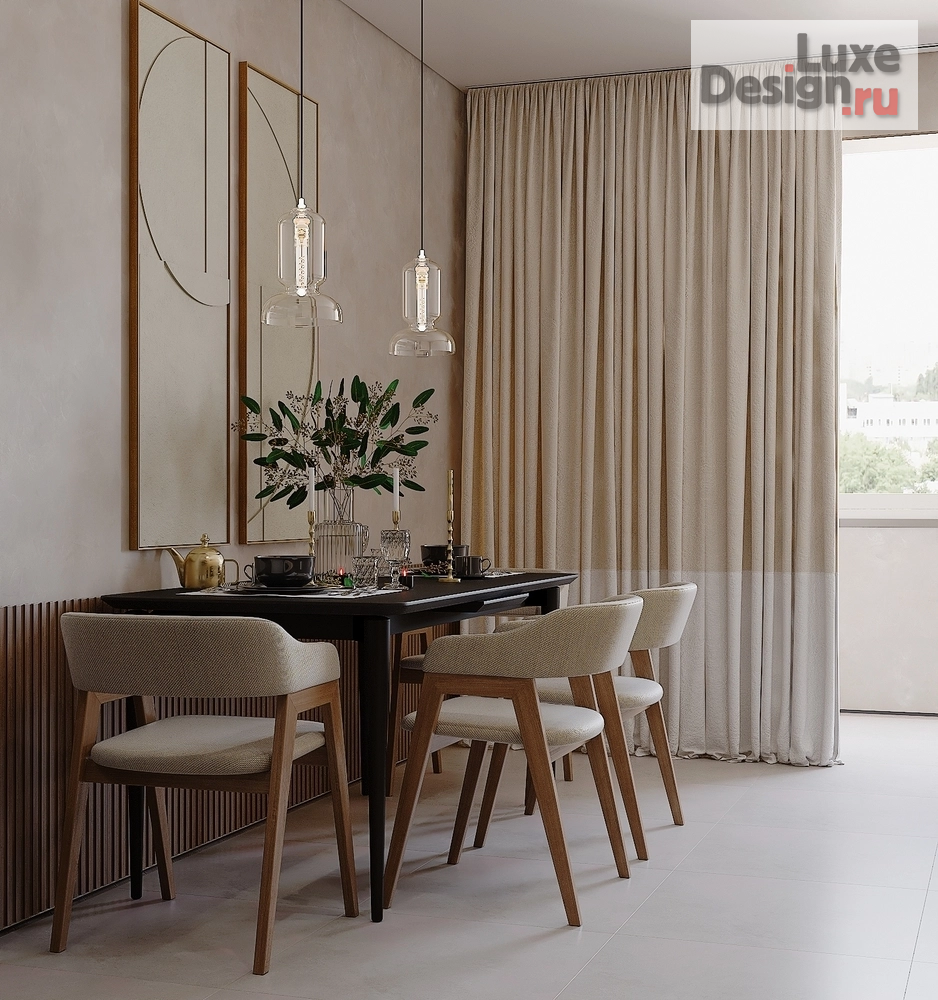 Дизайн интерьера трехкомнатной квартиры "Трехкомнатная квартира в Москве" (фото 23)