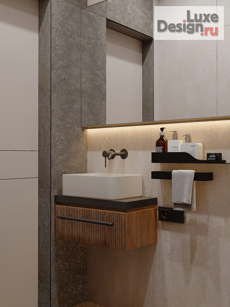 Дизайн интерьера трехкомнатной квартиры "Трехкомнатная квартира в Москве" (фото 29)