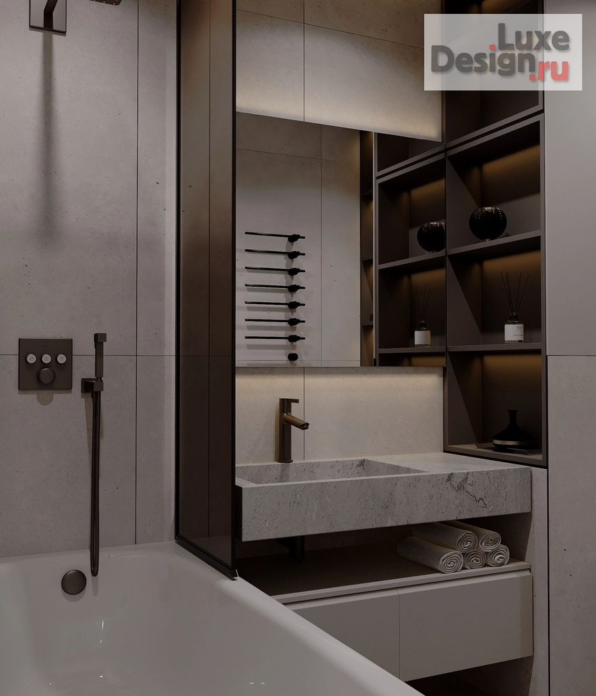 Дизайн интерьера трехкомнатной квартиры "Трешка в строгино" (фото 26)