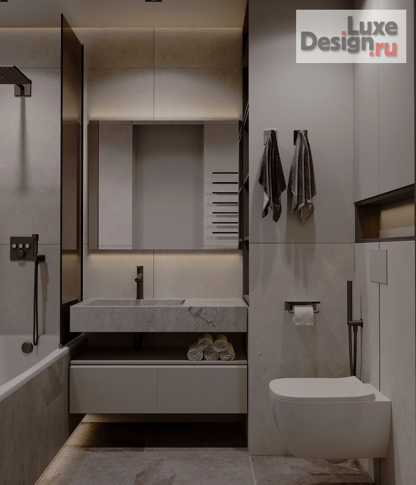 Дизайн интерьера трехкомнатной квартиры "Трешка в строгино" (фото 23)