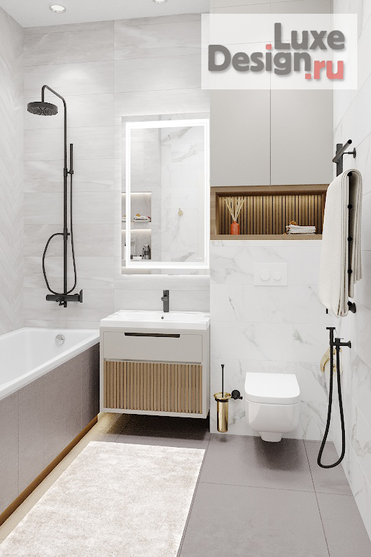 Дизайн интерьера трехкомнатной квартиры "ЖК "Грин парк"" (фото 14)