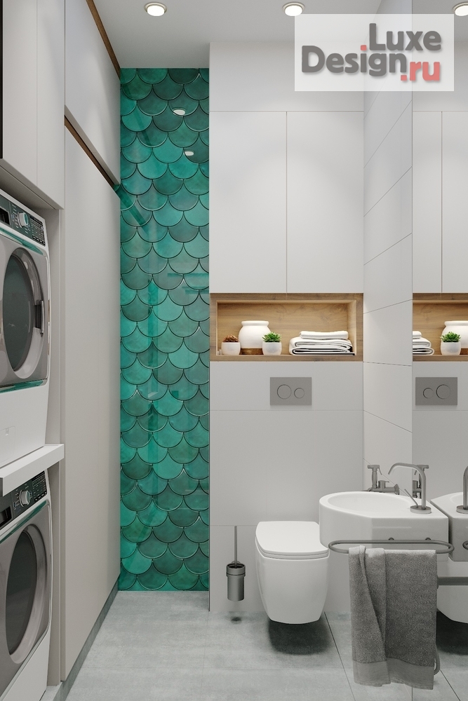 Дизайн интерьера трехкомнатной квартиры "ЖК "Грин парк"" (фото 17)