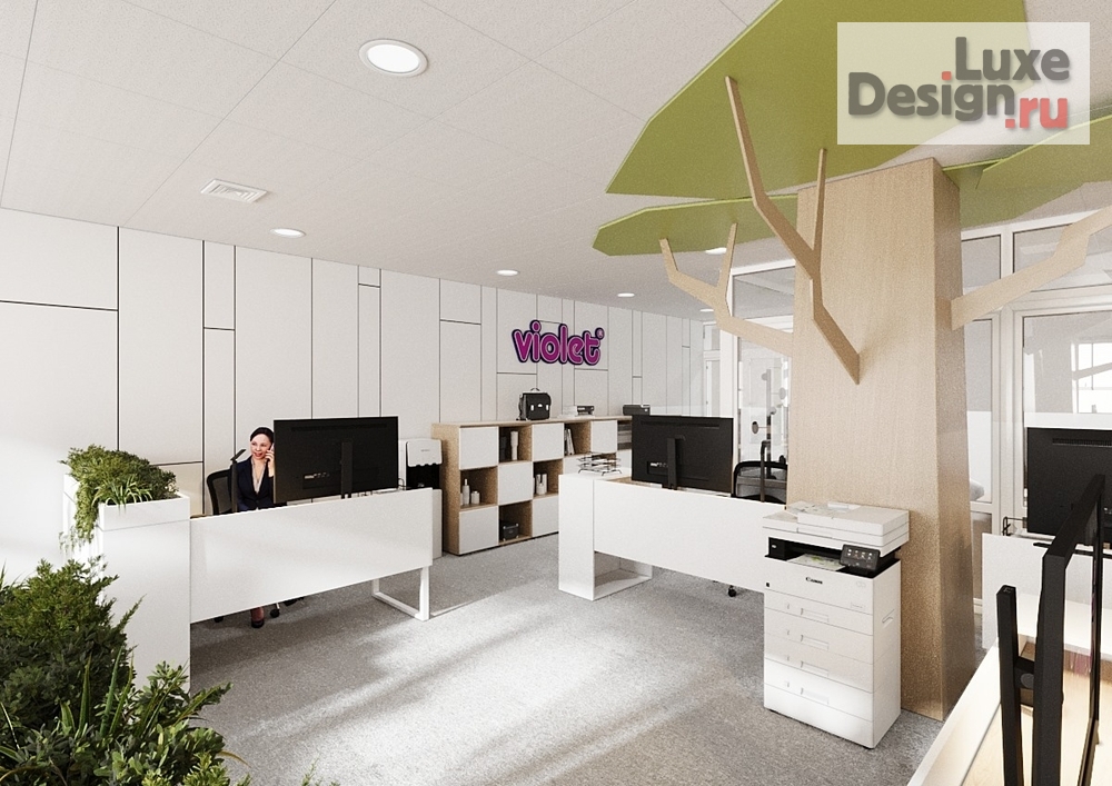 Дизайн интерьера офиса "Офис Виолет" (фото 10)
