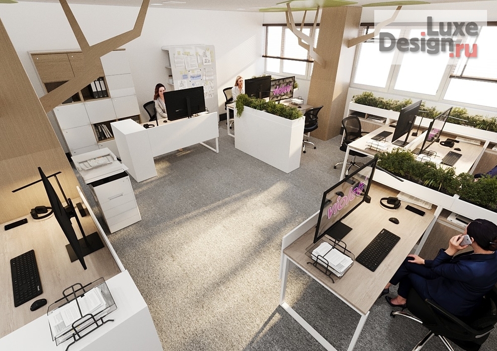 Дизайн интерьера офиса "Офис Виолет" (фото 11)