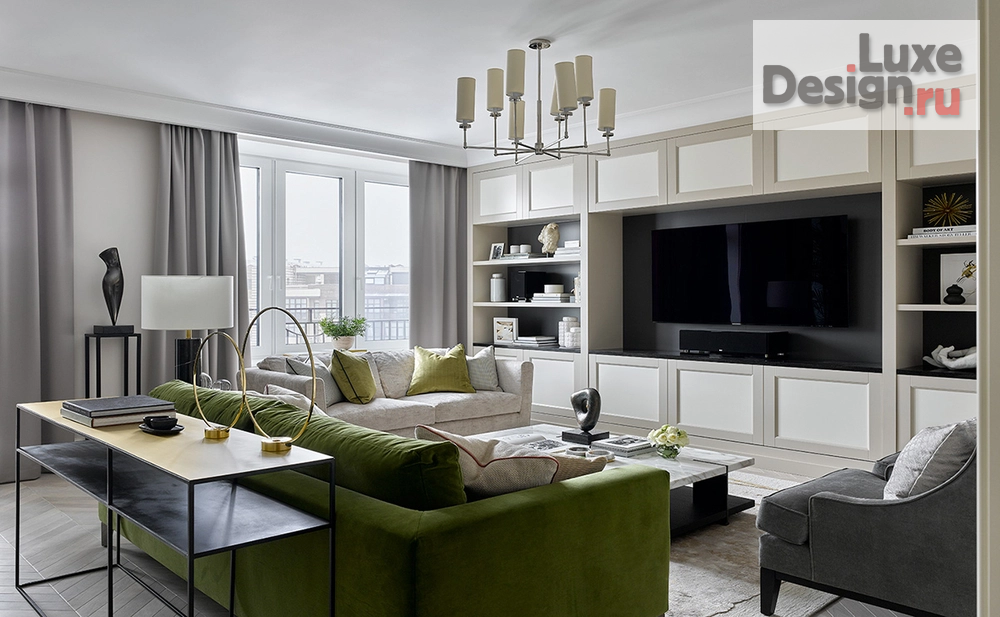 Дизайн интерьера пентхауса "Проект Троицк" (фото 2)