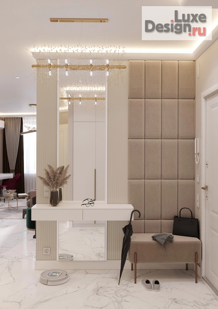 Дизайн интерьера двухкомнатной квартиры "ЖК «‎Лефорт»" (фото 3)