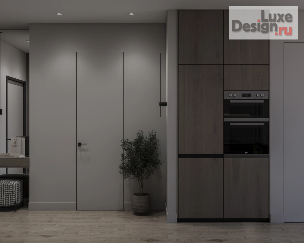 Дизайн интерьера однокомнатной квартиры "Небольшая квартира "ЖК Крылья"" (фото 5)