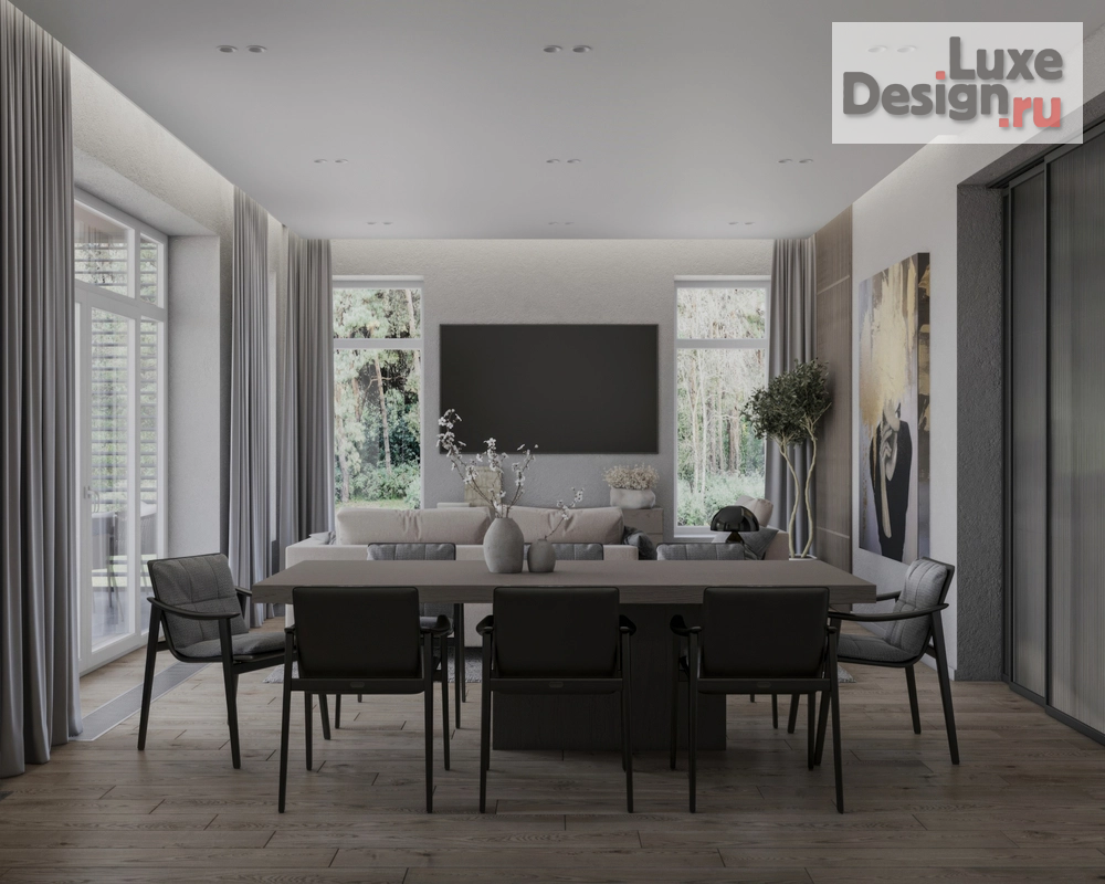 Дизайн интерьера частного дома "Загородный дом в Санкт-Петербурге" (фото 3)