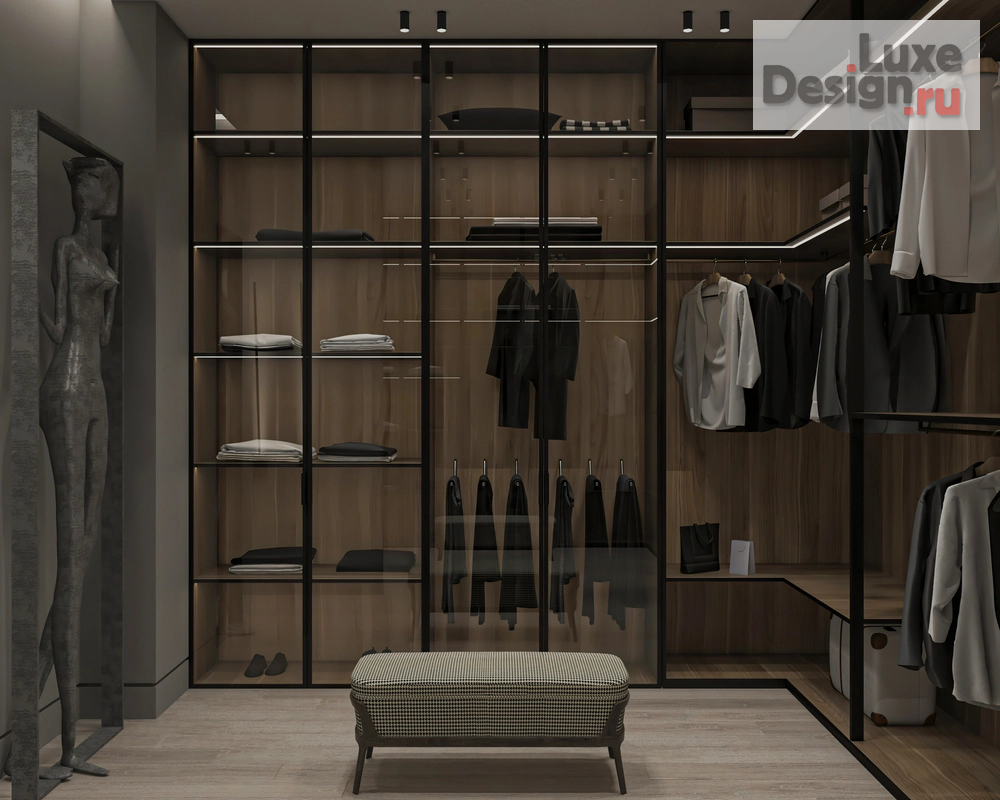 Дизайн интерьера спальни "Дизайн интерьера квартиры Жк Фестивальная" (фото 9)