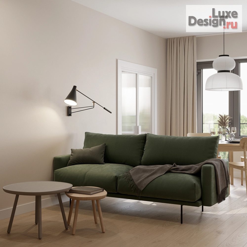 Дизайн интерьера квартиры "Iva_55кв.м." (фото 4) от дизайнера PORUBLEV INTERIORS Дизайн интерьера квартиры "Iva_55кв.м." (фото 4)