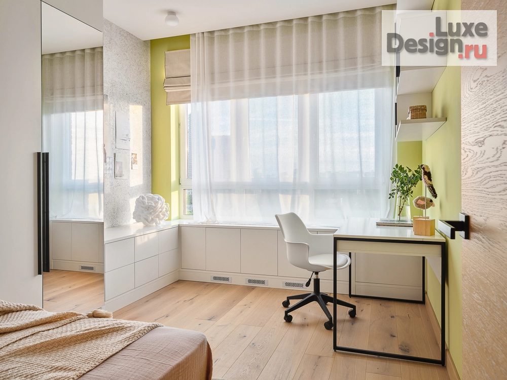 Дизайн интерьера трехкомнатной квартиры "Уютная квартира 98 м² для семьи с двумя детьми" (фото 23)