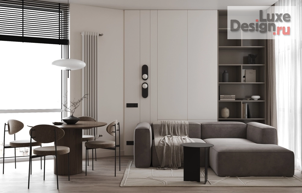 Дизайн интерьера двухкомнатной квартиры "ЖК "Резиденция Сокольники"" (фото 3)